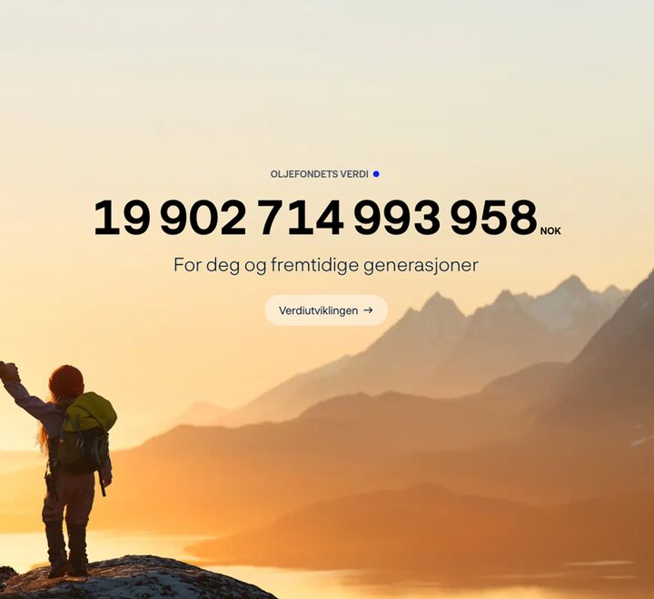 Oljefondets verdi i januar 2025