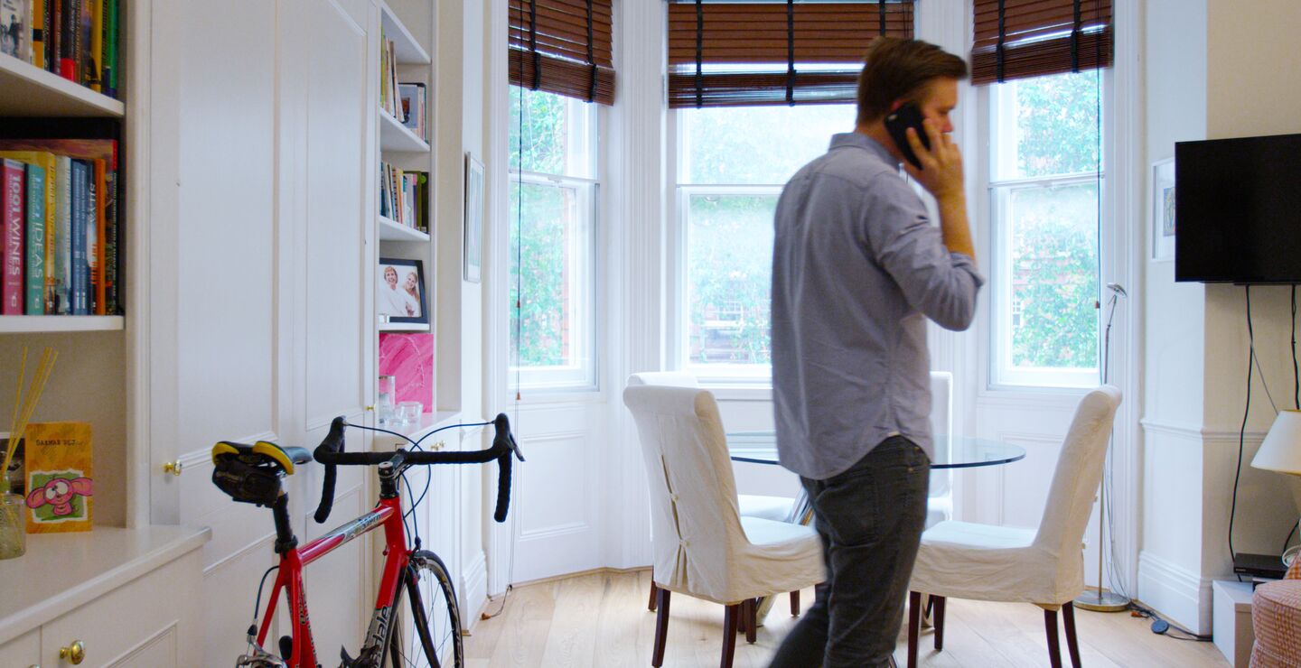 Man working from home