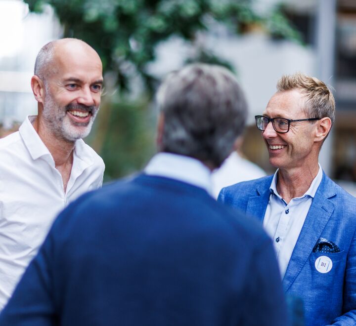 Mannlige alumni under Alumnidagen 2023