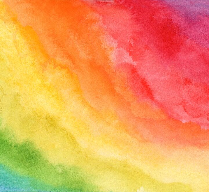 Rainbow colours
