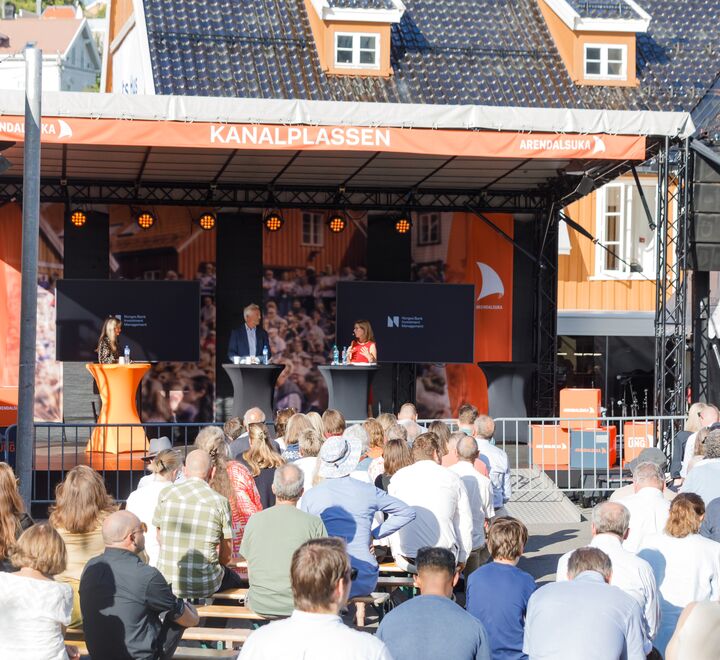 Arendalsuka 2025 - bilde av publikum