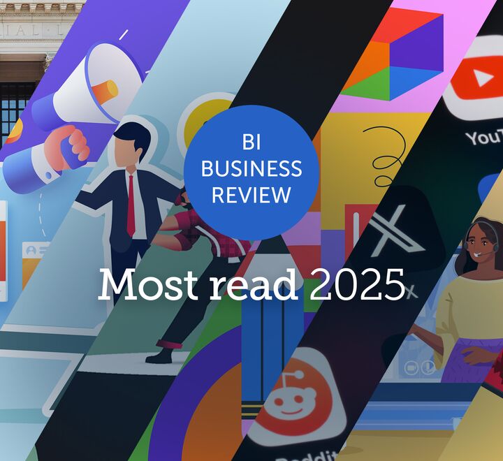 Image collage of images used in the most read articles in 2025. 