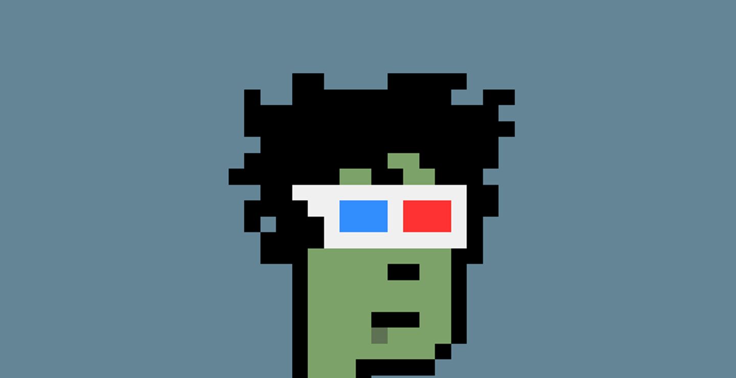 Example of crypto punk, a well-known NFT project that consists of 10,000 collectible characters. 