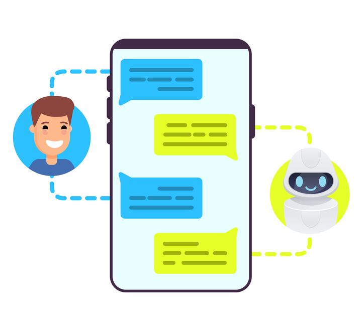Illustrasjon av chatbot
