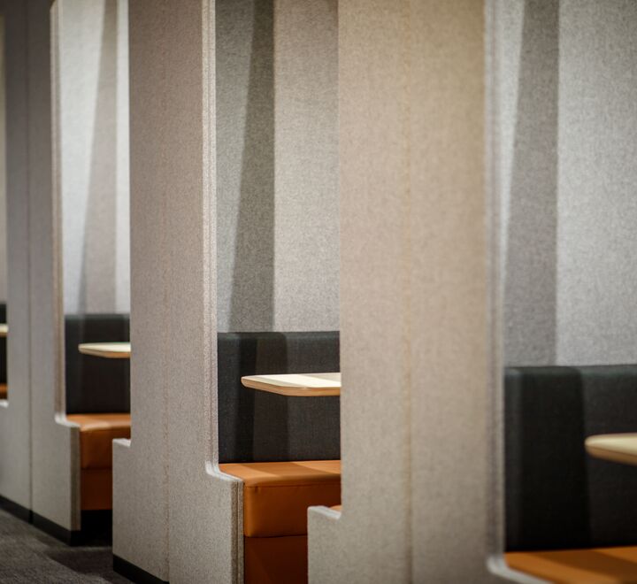 Co working space at the library at campus Oslo