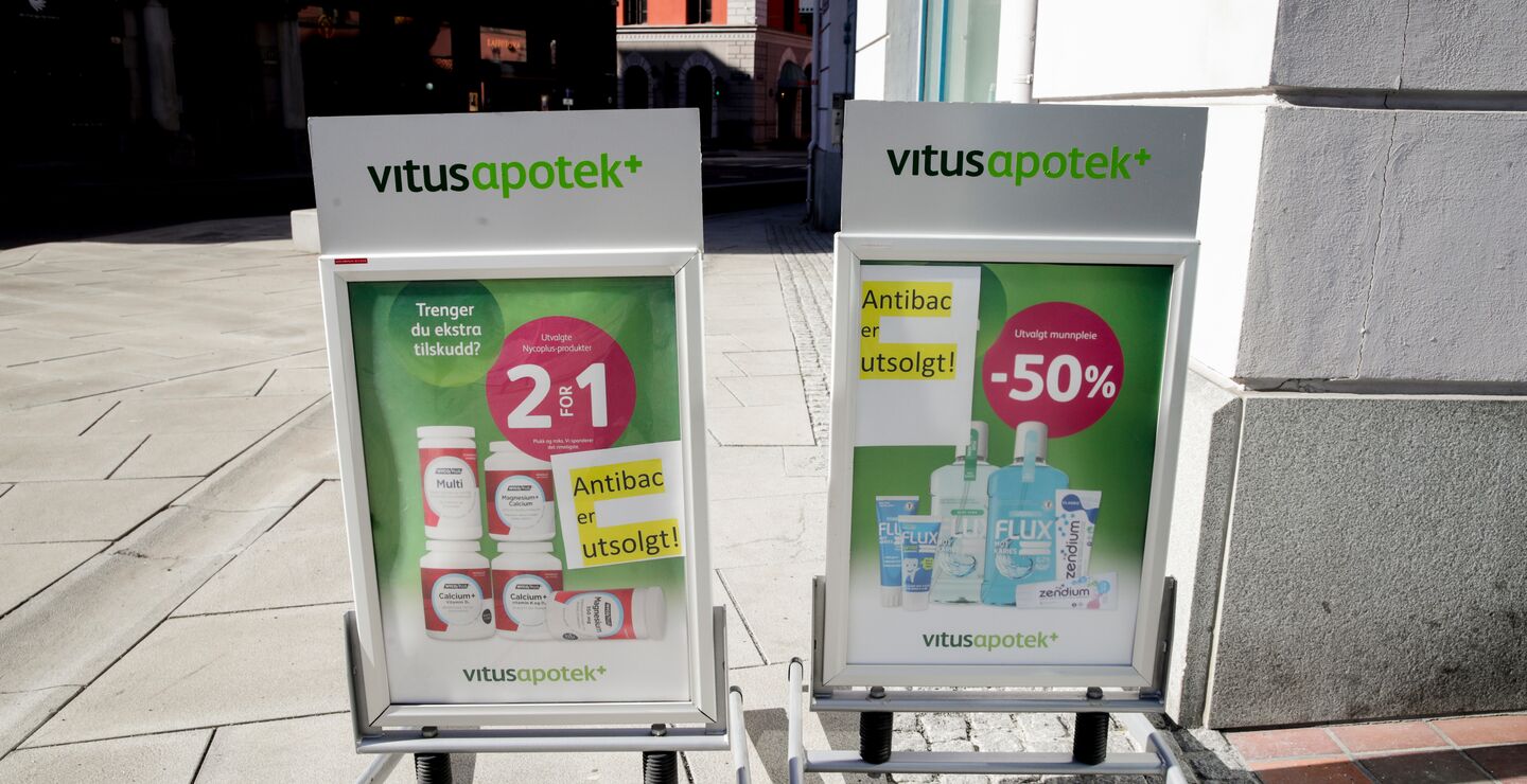 Antallet Antibac-annonser på Finn.no er mangedoblet. Tilbudet er åpenbart en respons på økt etterspørsel; det var over 600 søk på «Antibac» på Finn i Februar. (Foto: Vidar Ruud / NTB scanpix)