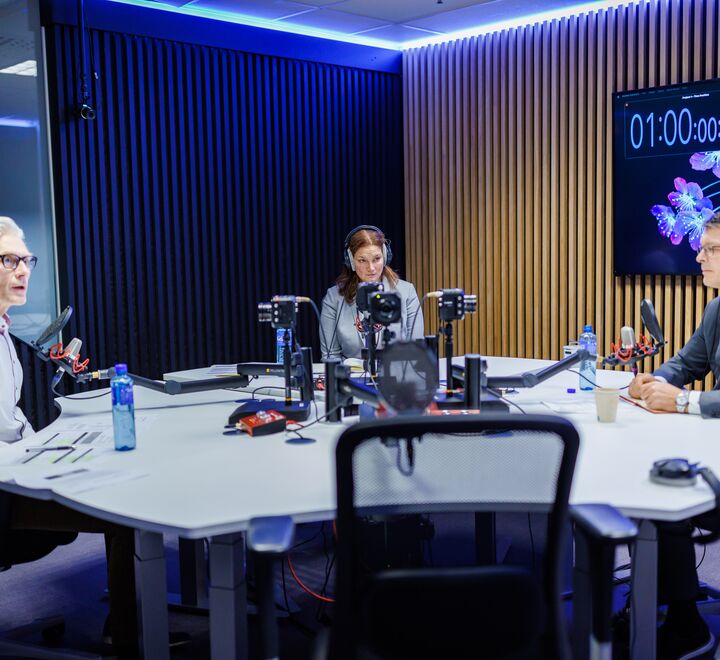 In studio