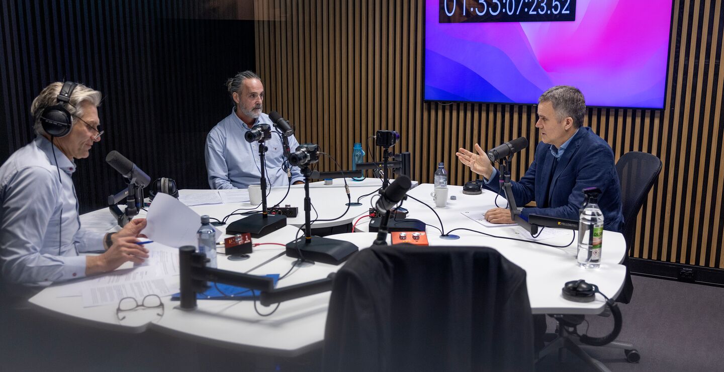 Guests in studio