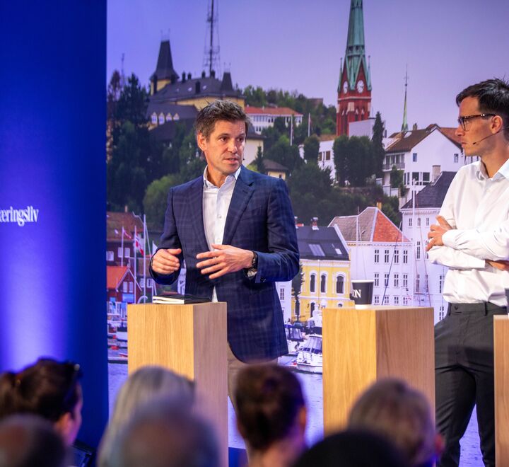 Deltagere under Arendalsuka 2025