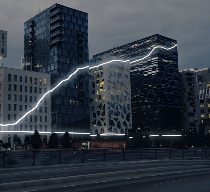 Bar code district in Oslo