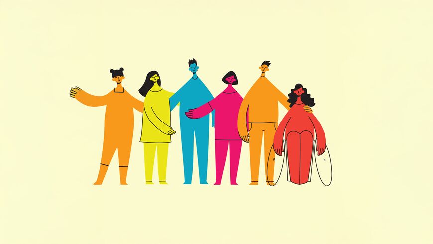 Illustration of different employees