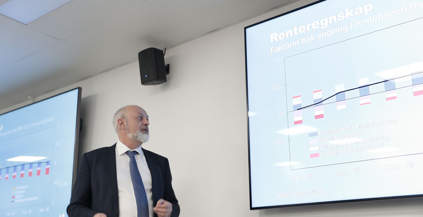 Visesentralbanksjef Jon Nicolaisen kommenterer rapporten Norges Bank Watch 2019.