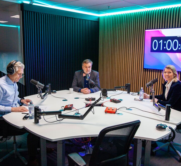 In studio
