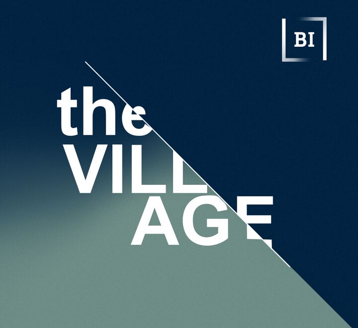 The Village podcast logo forside