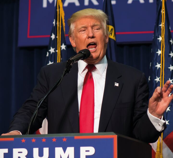Uansett hvordan det går i kommende valg: Donald Trump (bildet) har lykkes med å skrive seg inn i historiebøkene, konstaterer Gudmund Hernes.