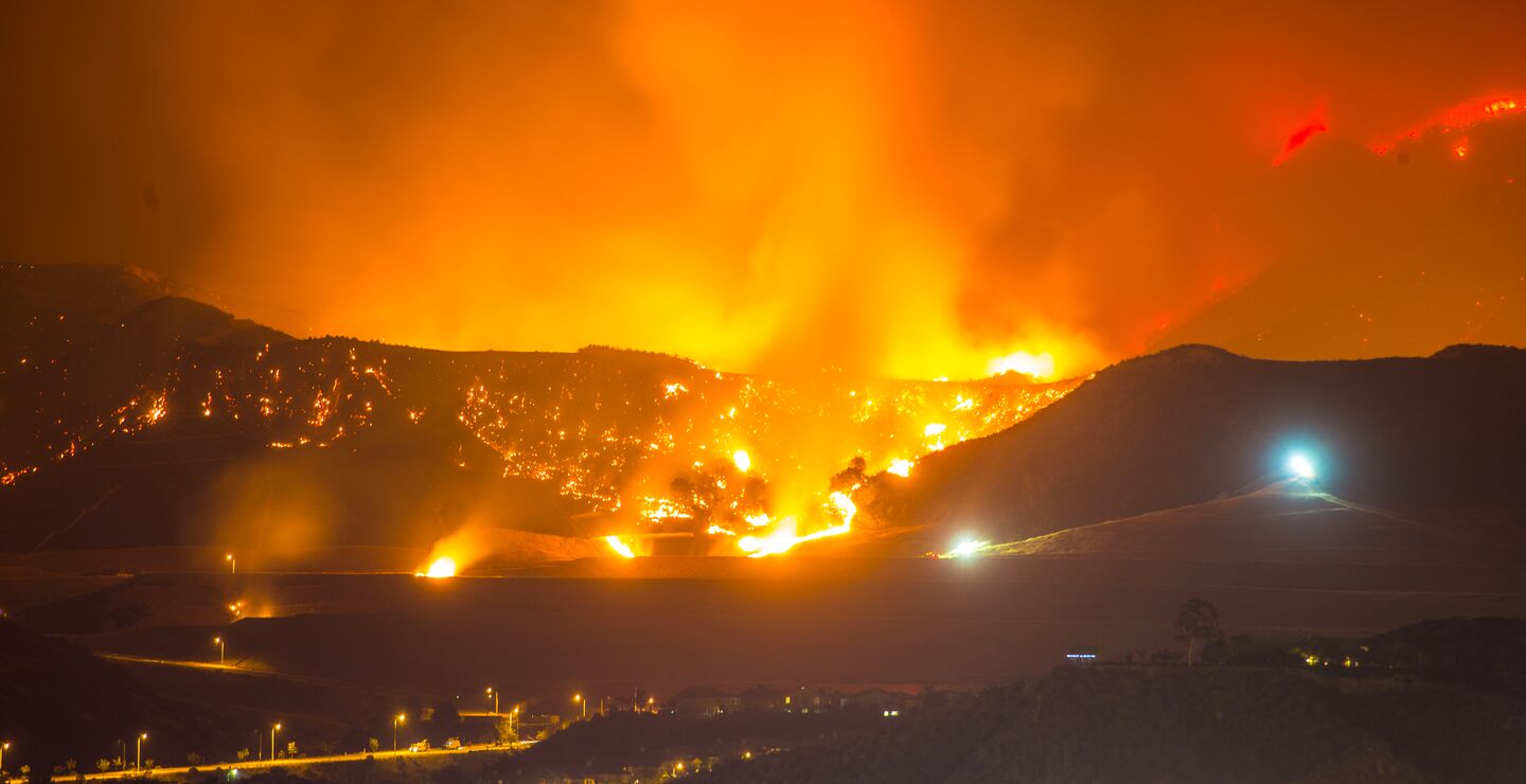 Skogbrann i California