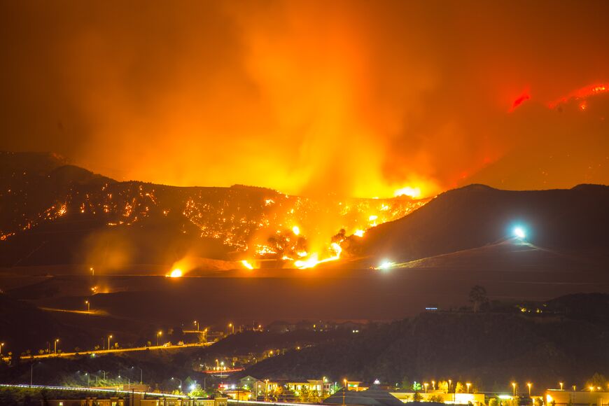 Skogbrann i California