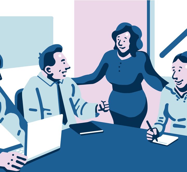 De mest effektive kriselederne klarer å bruke krisen til innovasjon, skriver artikkelforfatteren. (Illustrasjon: Robert Gundersen).