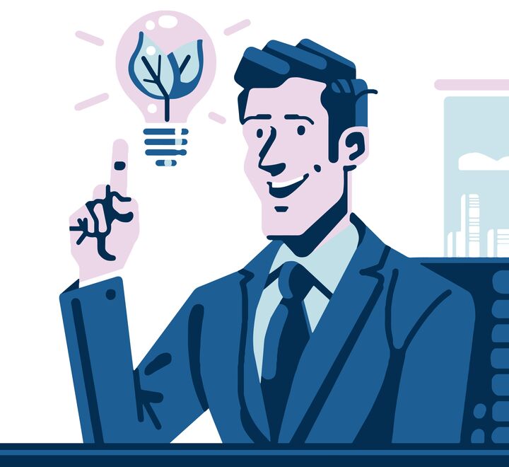 Knowledge always has a dark side, often called ignorance. (Illustration of a man thinking)