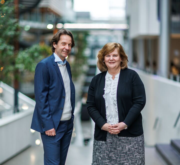 Jan Christian Fosseidbråten og Karen Spens