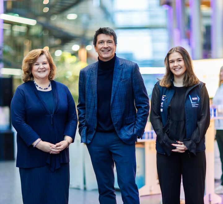 Karen Spens, Ole Robert Reitan og representant fra BISO.