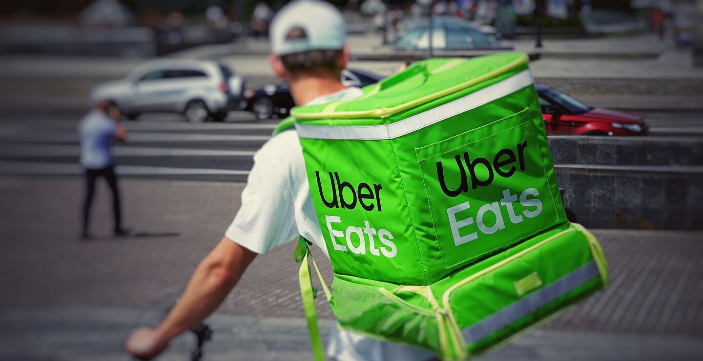 Uber Eats syklist 