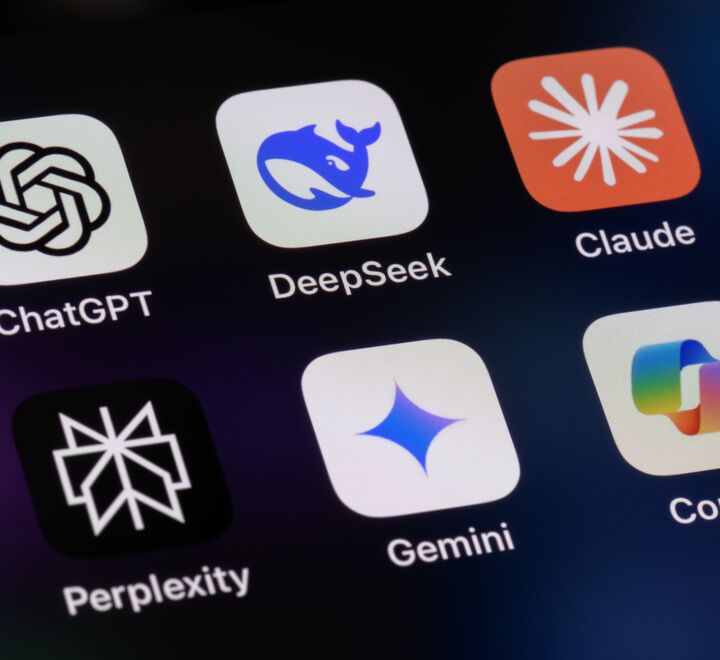 AI apper på smarttelefon