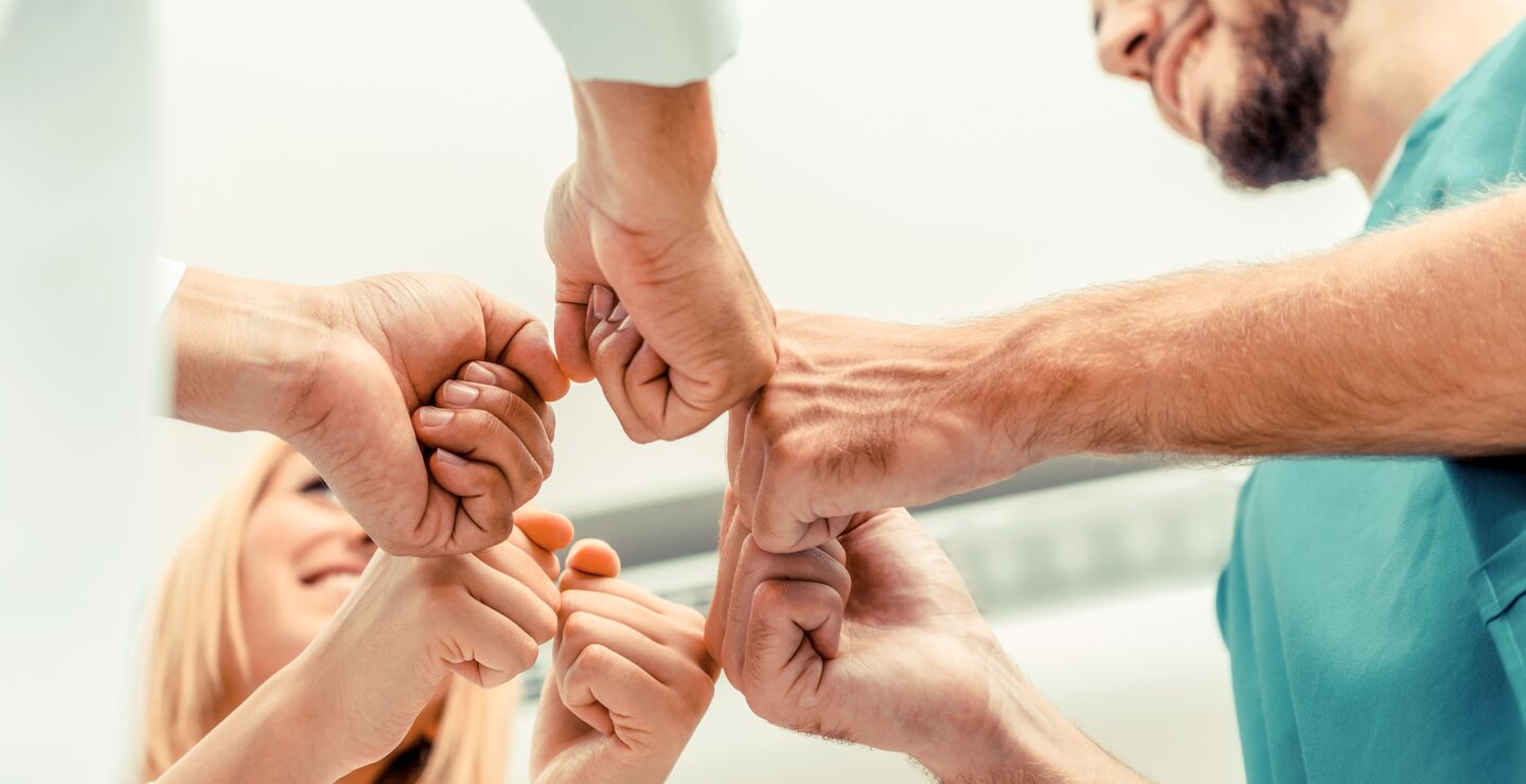 The perspectives of front-line workers in the trenches ought to be sought out as valuable insights to our processes of co-creation. Illustrationphoto of hands of a doctor, nurse and a surgeon. (Photo: NanoStockk)