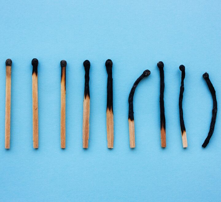 Utbrente fyrstikker.