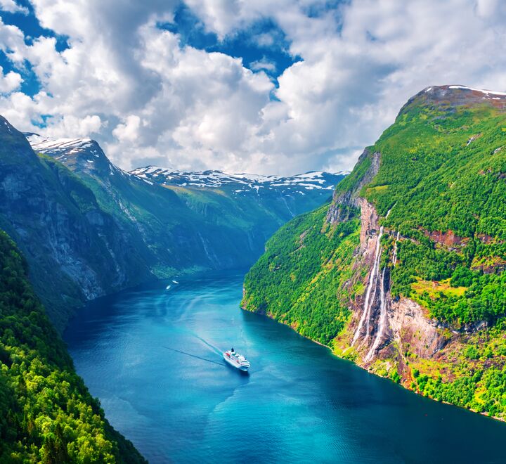 Panorama Sunnylvsfjorden fjord