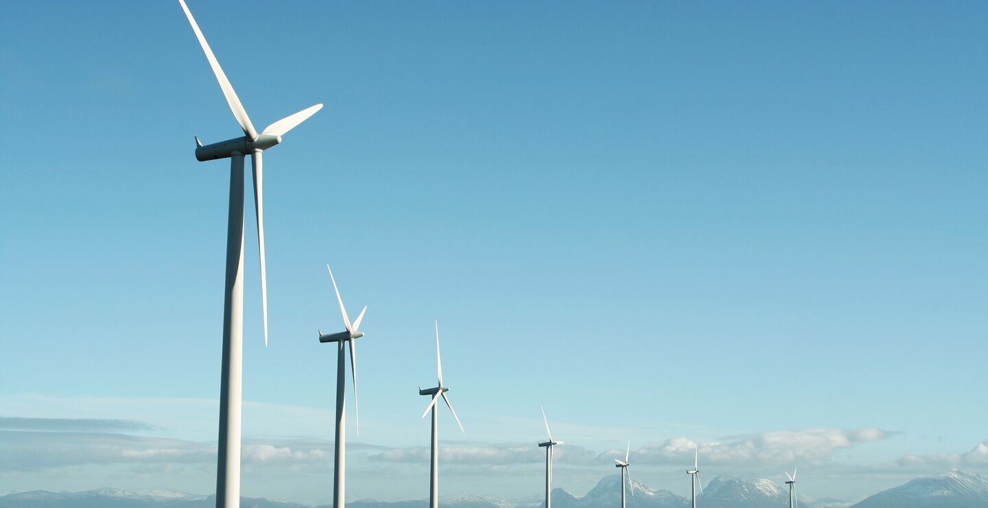 Vi ønsker vindkraft, men ikke vindturbiner. Hva gjør vi?, spør Erling Røed Larsen (illustrasjonfoto av vindturbiner).