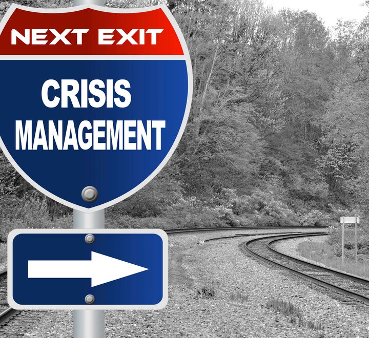 Crisis Management skilt