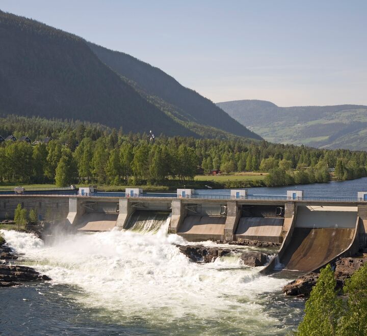 Et vannkraftverk