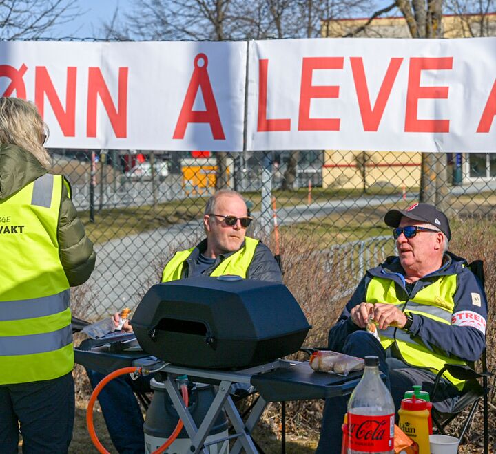 Streik utenfor Nidar