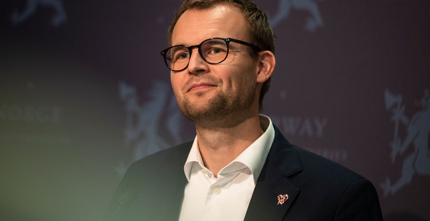 Avgått KrF-leder og statsråd Kjell Ingolf Ropstad (bildet) på pressekonferansen hvor han beklaget sin handlemåte i saken om sin pendlerbolig. (Foto: Hanna Kristin Hjardar, VG)