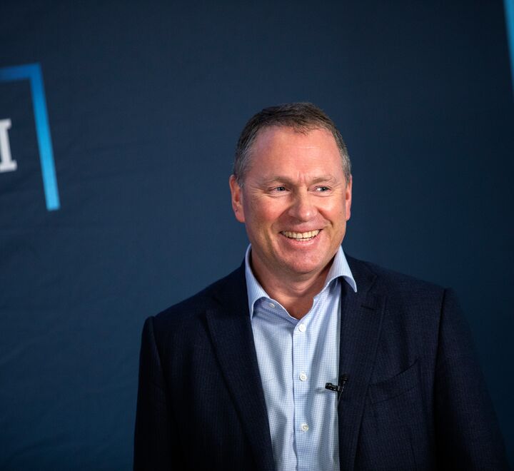  Nikolai Tangen, leder for Oljefondet, fra da han gjestet BI.