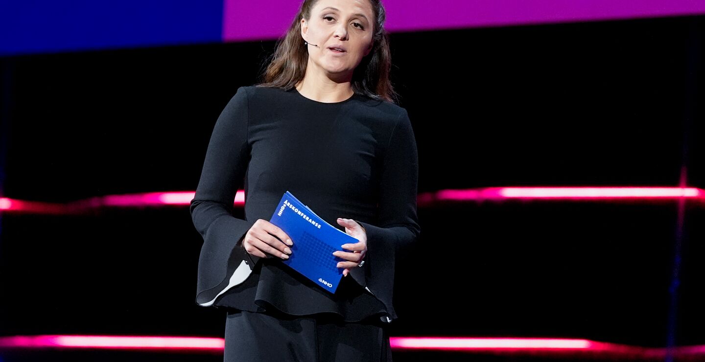 Emilie Stordalen under NHOs årskonferanse 2025