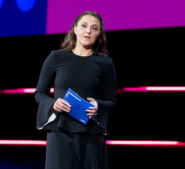 Emilie Stordalen under NHOs årskonferanse 2025