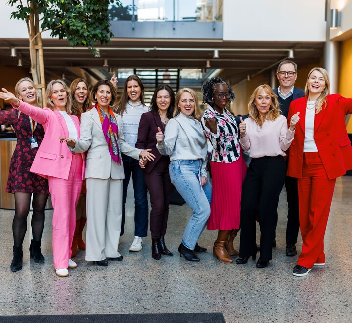 Gruppebilde av deltagerne under kvinnedagen 2024