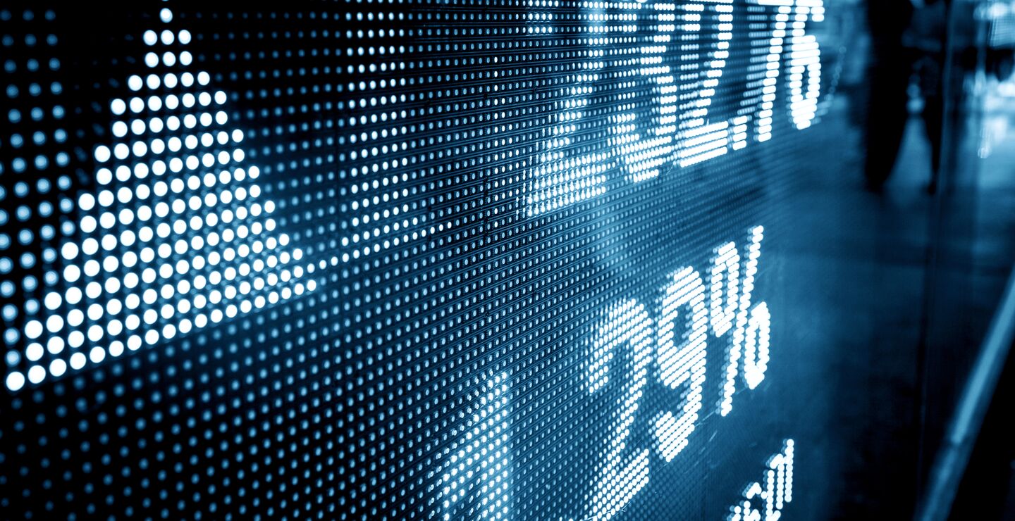 Illustrasjon: tall på skjerm