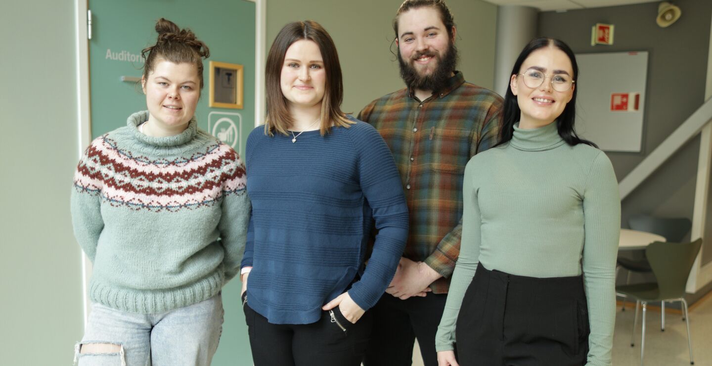 Studenter ved B&aelig;rekraftig eventledelse 2022