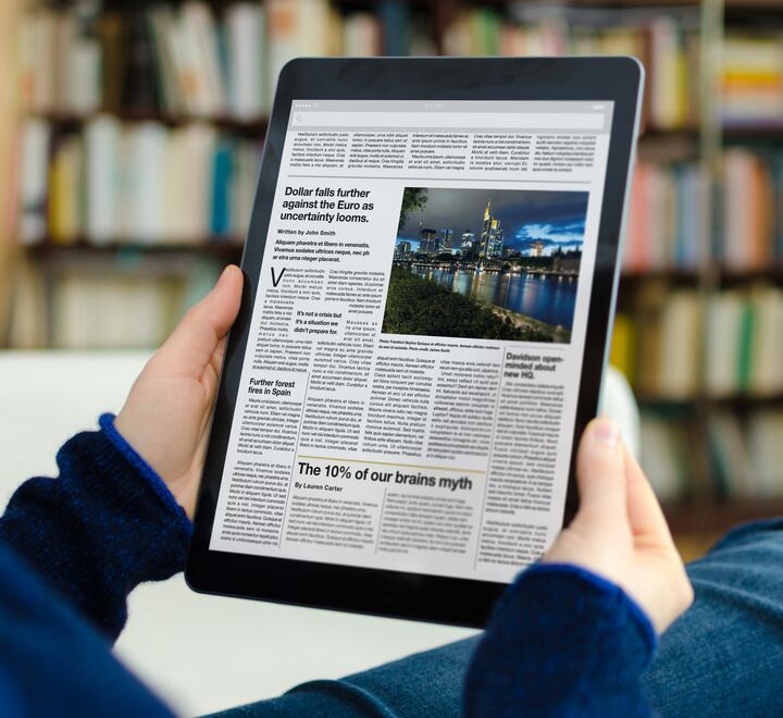 Media can have a sizeable effect on economic outcomes. (Illustrationphoto: Golio).