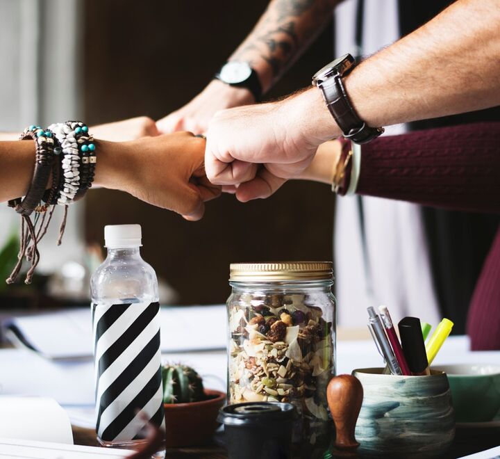 People shaking hands