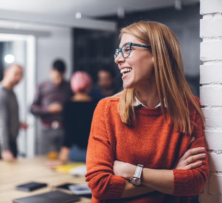 Bilde av en smilende dame