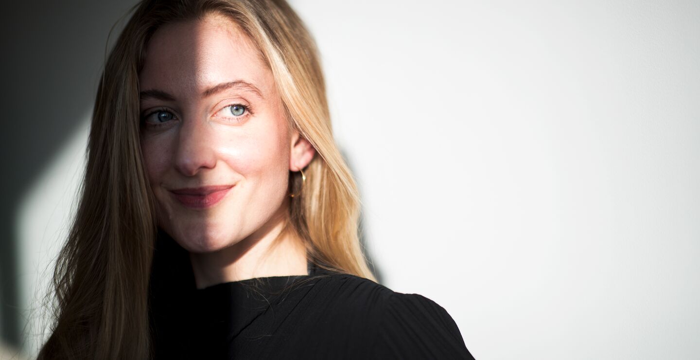 N&aelig;rbldet av ansiktet til Rita Haugeland