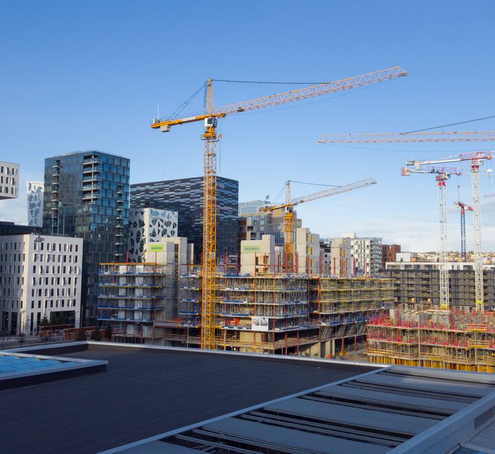 Bilde av en byggeplass