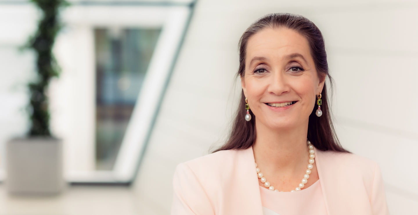 Tonje Sandberg som smiler