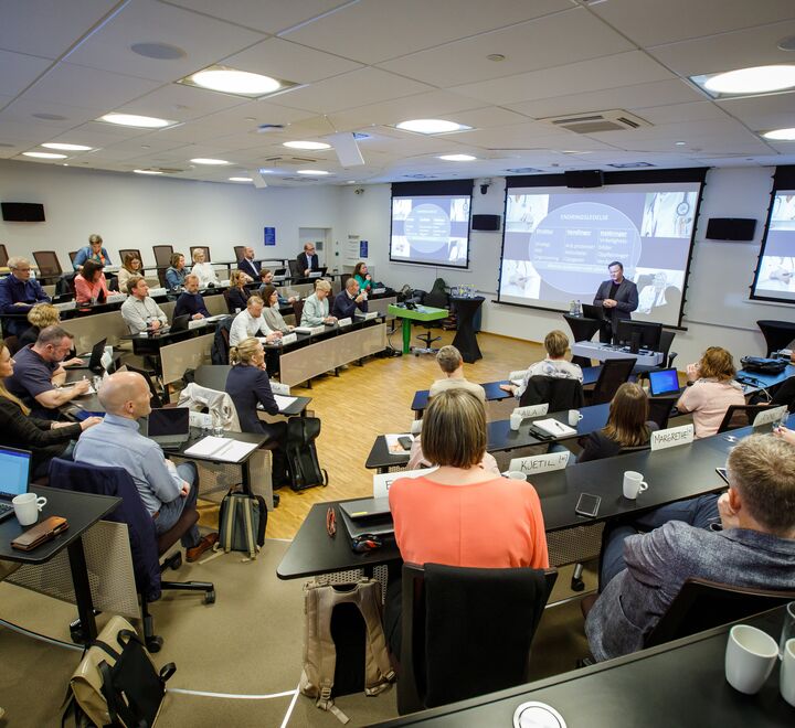 Besøk av helseministeren på Topplederprogrammet