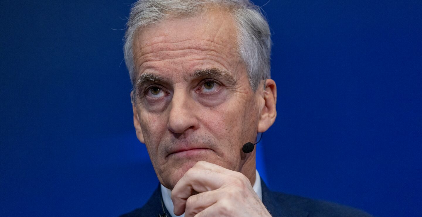 Statsminister Jonas Gahr Støre under et tidligere besøk på BI