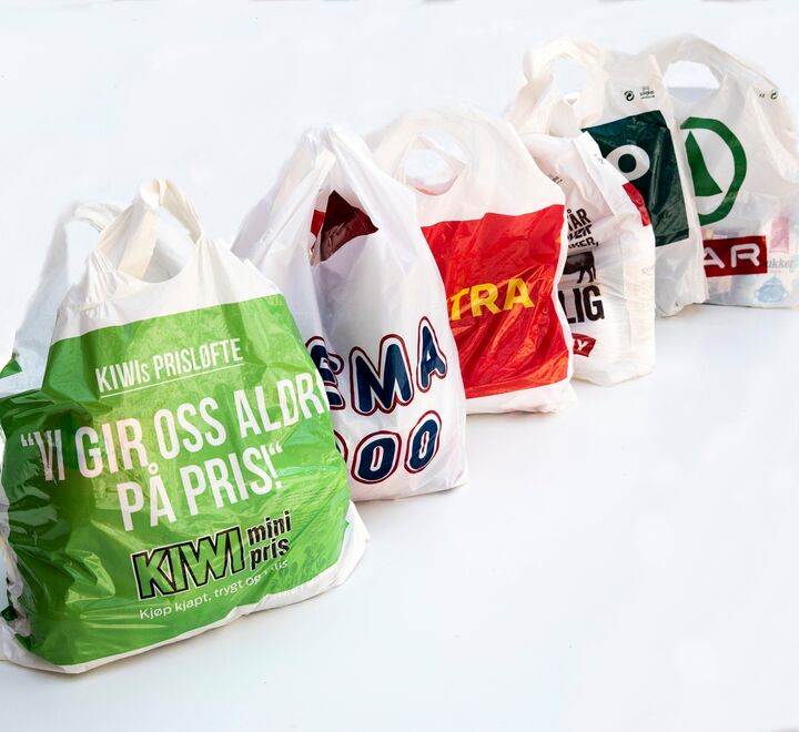 Bæreposer fra matbutikker